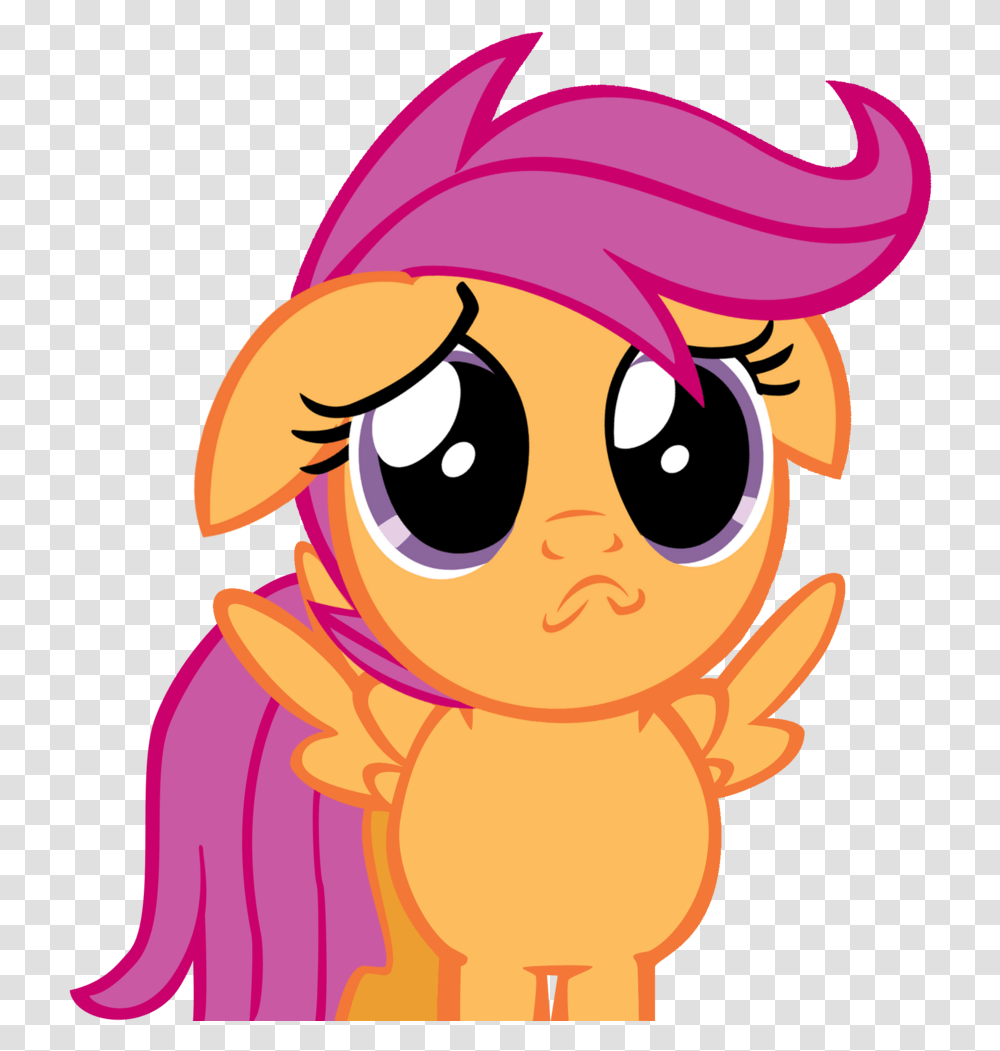 Pouting Puppy Dog Eyes Sad Safe Scootaloo Cute Crying Eyes Cartoon, Apparel, Hat Transparent Png