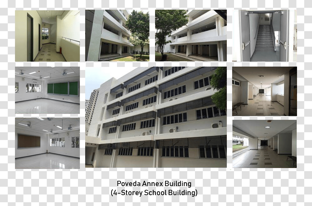 Poveda Annex Building Storey School Building Design, Collage, Poster, Advertisement, Home Decor Transparent Png