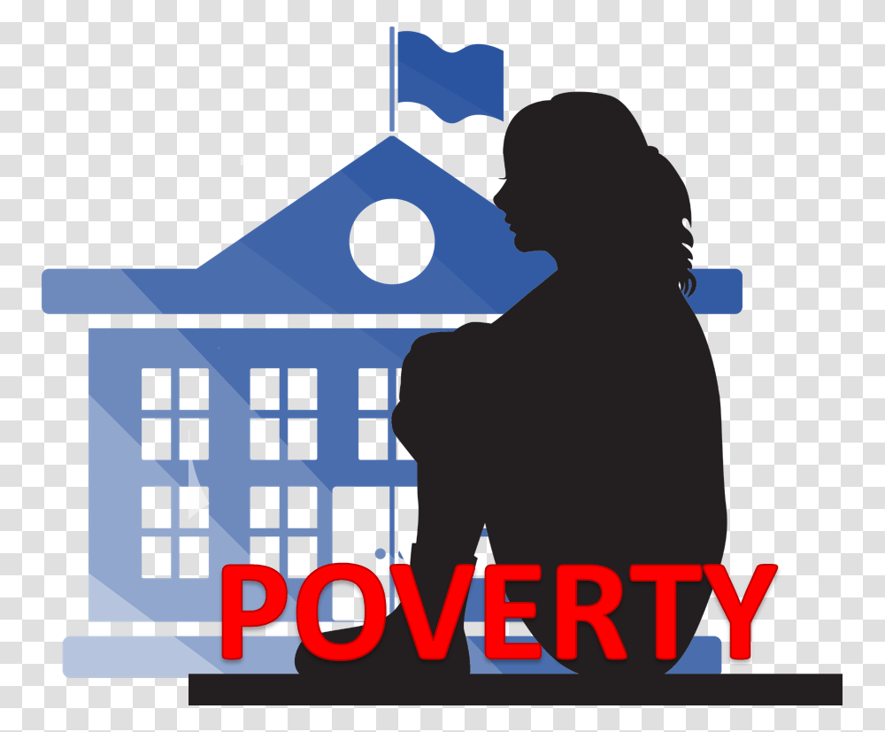 Poverty Poster About Poverty In Education, Person, Word, Number Transparent Png