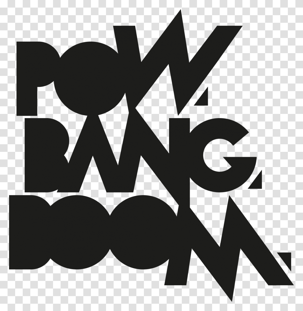 Pow Bang Boom Download Graphic Design, Alphabet, Logo Transparent Png