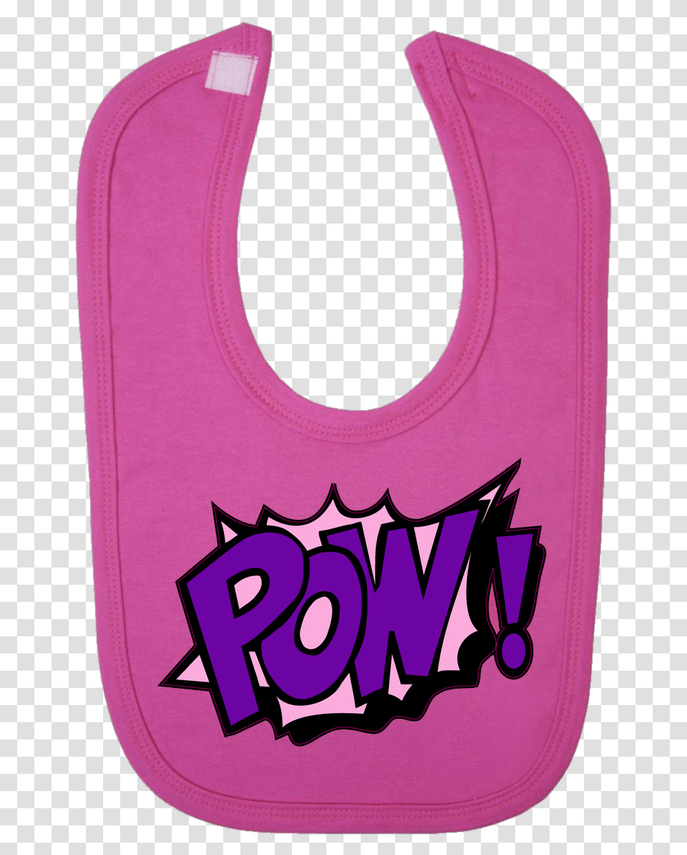 Pow Button, Bib, Purple Transparent Png