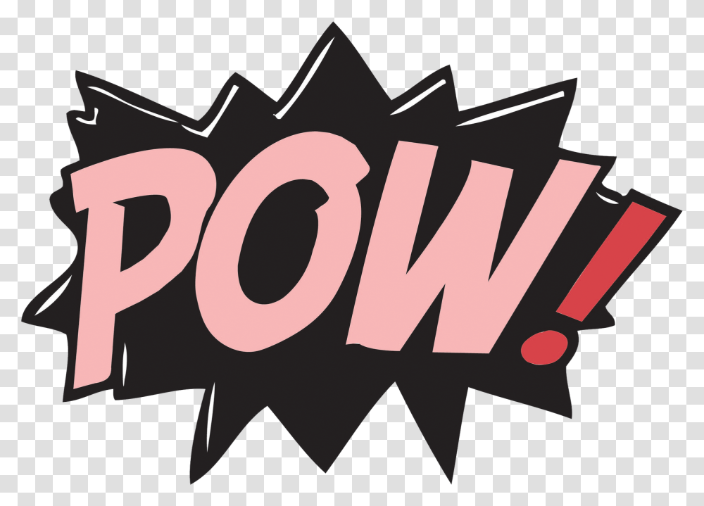 Pow Clip Art, Word, Alphabet, Label Transparent Png