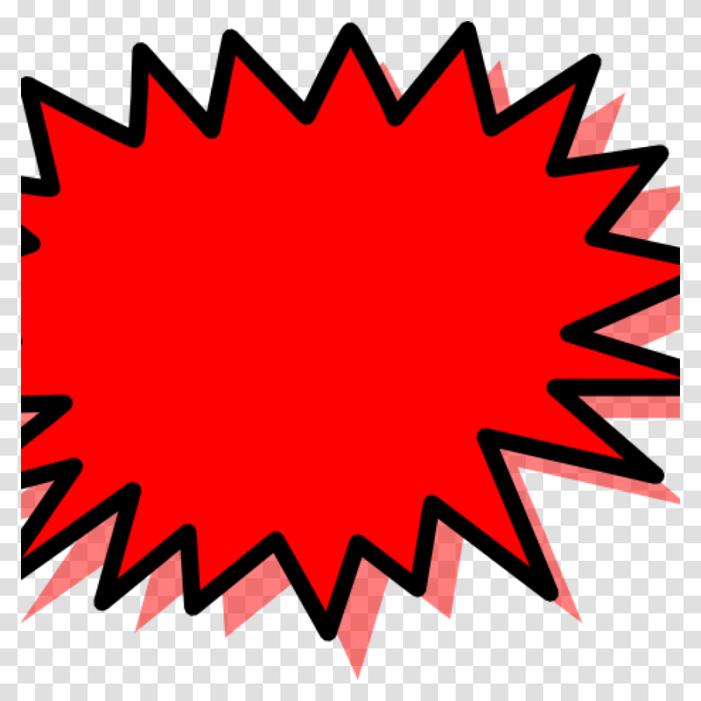 Pow Clipart Red Explosion Blank Clip Art, Leaf, Plant, Poster, Advertisement Transparent Png