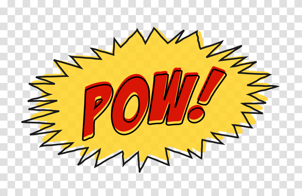 Pow Comic Book Sound Effect No Background Icons, Label, Outdoors, Nature Transparent Png