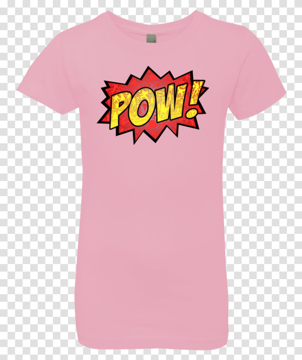 Pow Girls Premium T Shirt Active Shirt, Apparel, T-Shirt, Hand Transparent Png