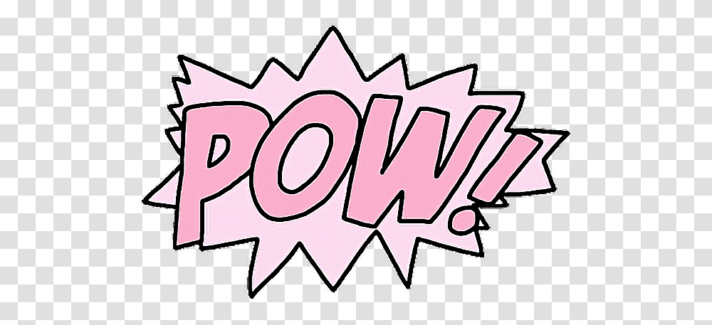 Pow, Label, Word, Sticker Transparent Png