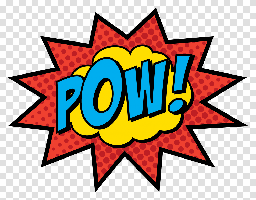 Pow Logo Pow Batman, Trademark, Star Symbol Transparent Png