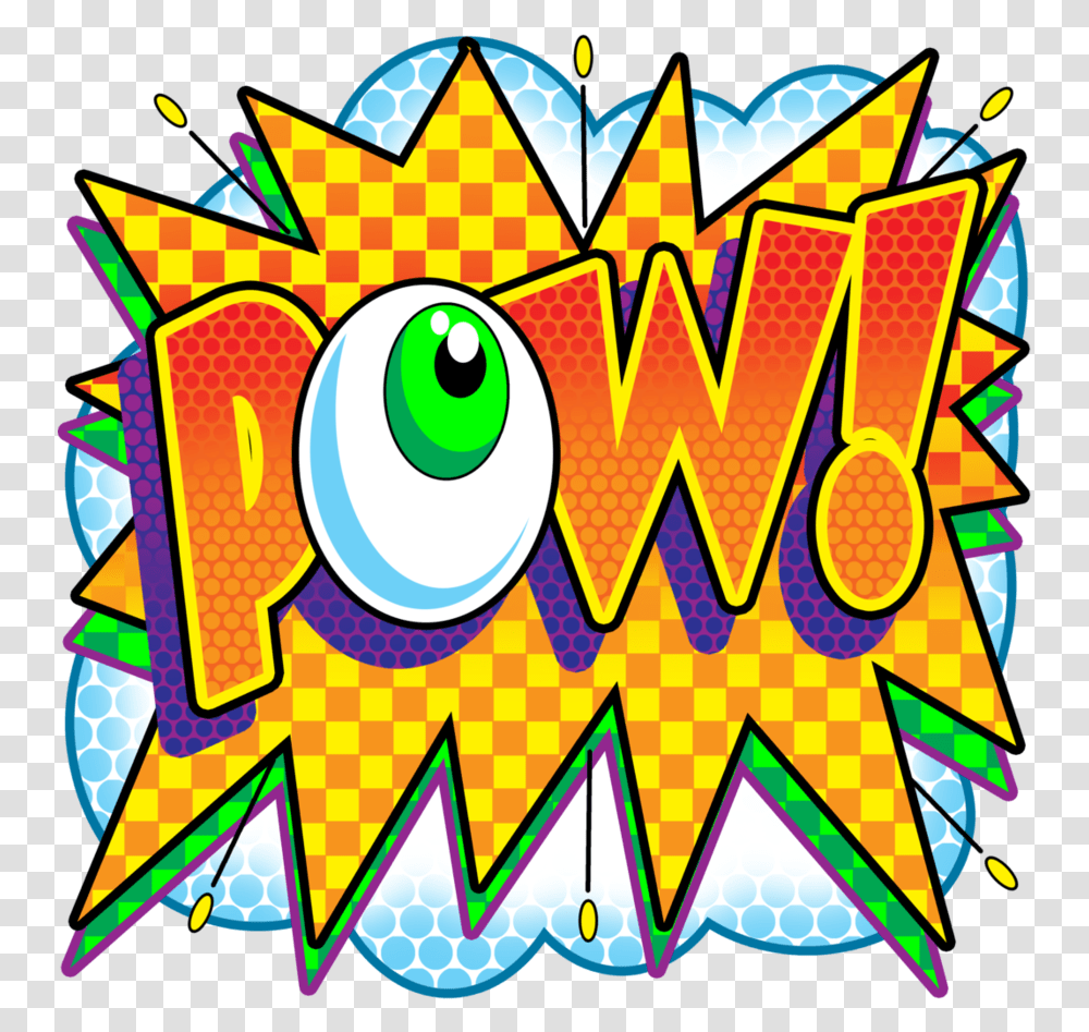 Pow Pow Clipart Yellow Circle 5106896 Vippng Portable Network Graphics, Lighting, Poster, Purple, Modern Art Transparent Png