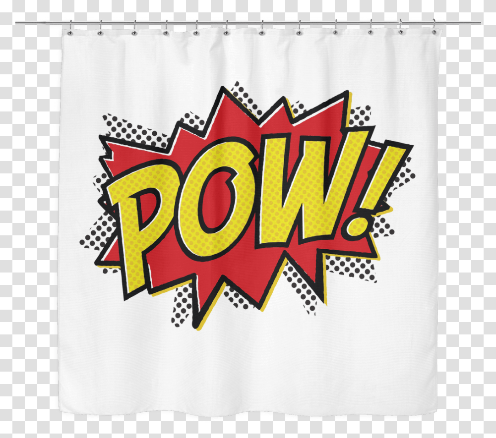 Pow Skateboards, Shower Curtain, Poster, Advertisement Transparent Png