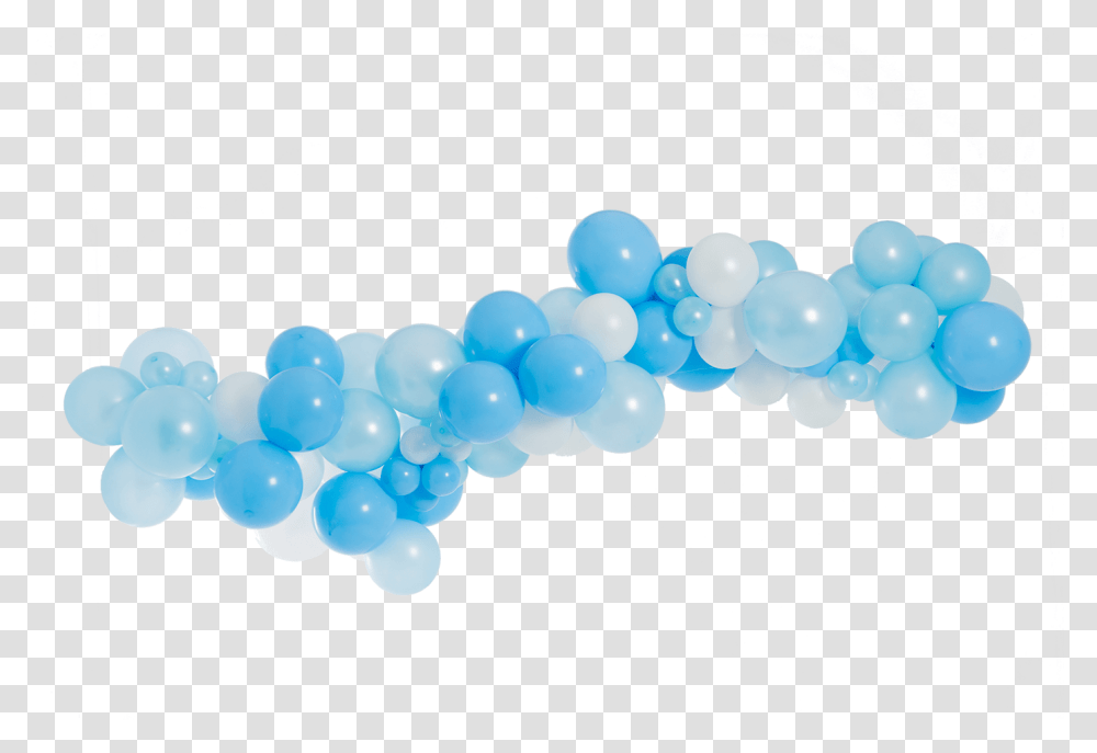 Powder Blue Balloon Garland Kit Blue Amp White Balloon, Bead, Accessories, Accessory, Jewelry Transparent Png