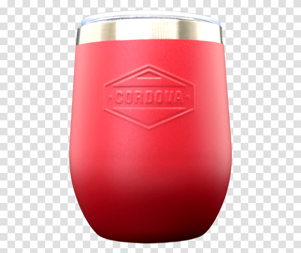 Powder Coated Wine Goblet Red Cylinder, Bottle, Mailbox, Cosmetics, Logo Transparent Png