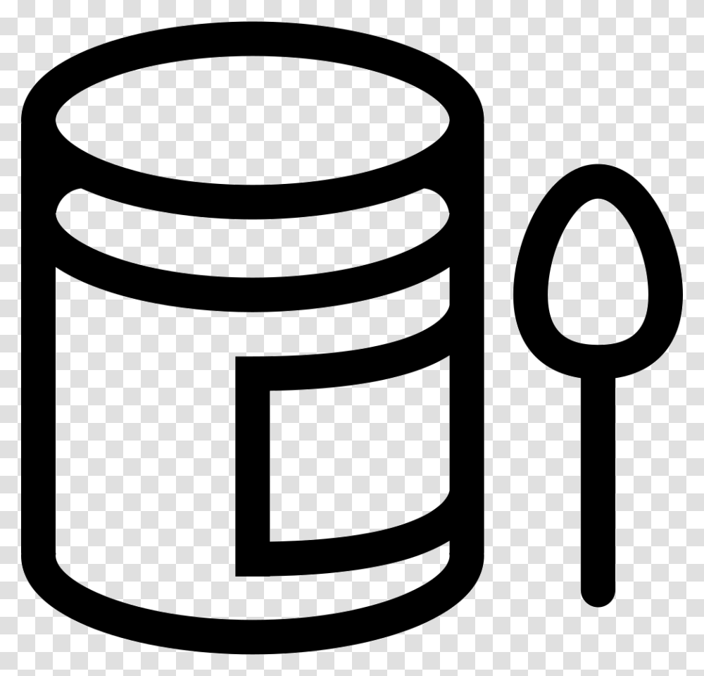 Powdered Icon Free Onlinewebfonts Com Powder Milk Icon, Cylinder, Cup, Lamp Transparent Png