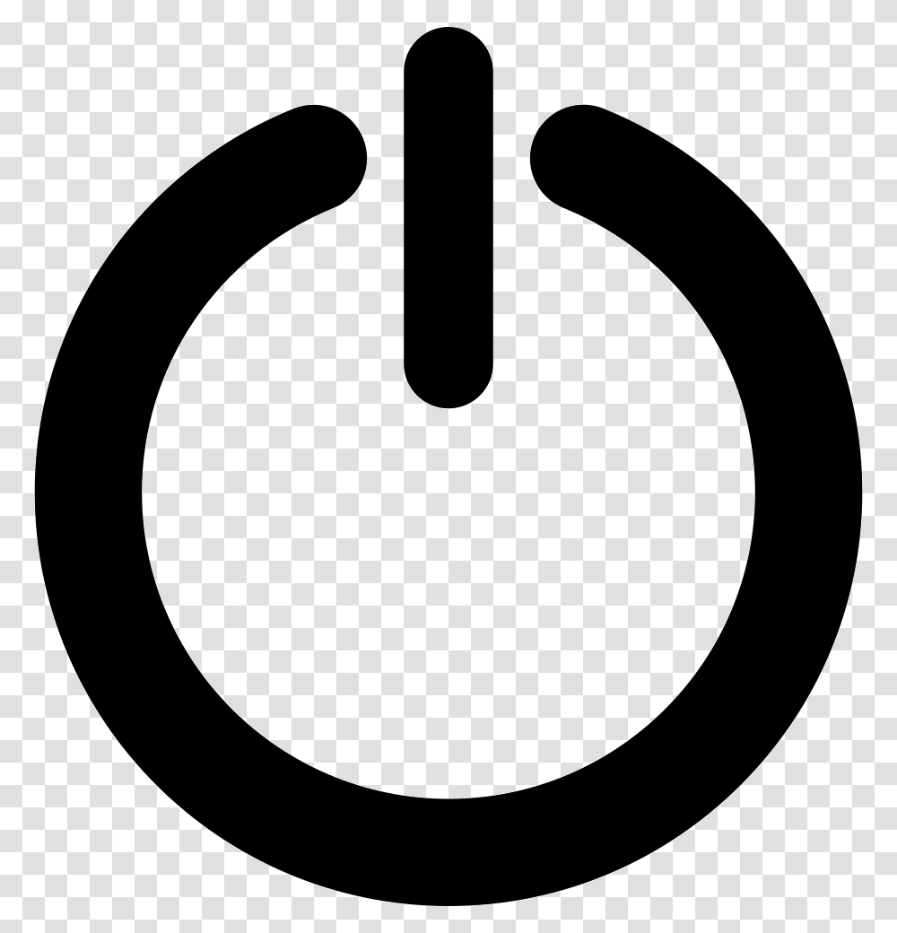 Power Button Sign Out Icon, Stencil, Logo Transparent Png