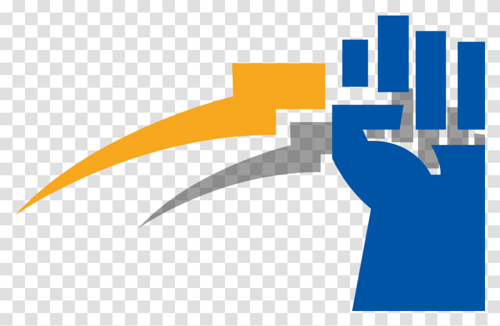 Power Fist Orange, Axe, Tool, Cross Transparent Png
