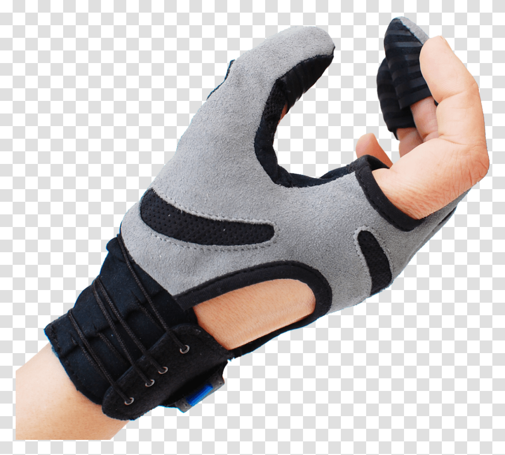 Power Glove Leather, Apparel, Hand, Person Transparent Png