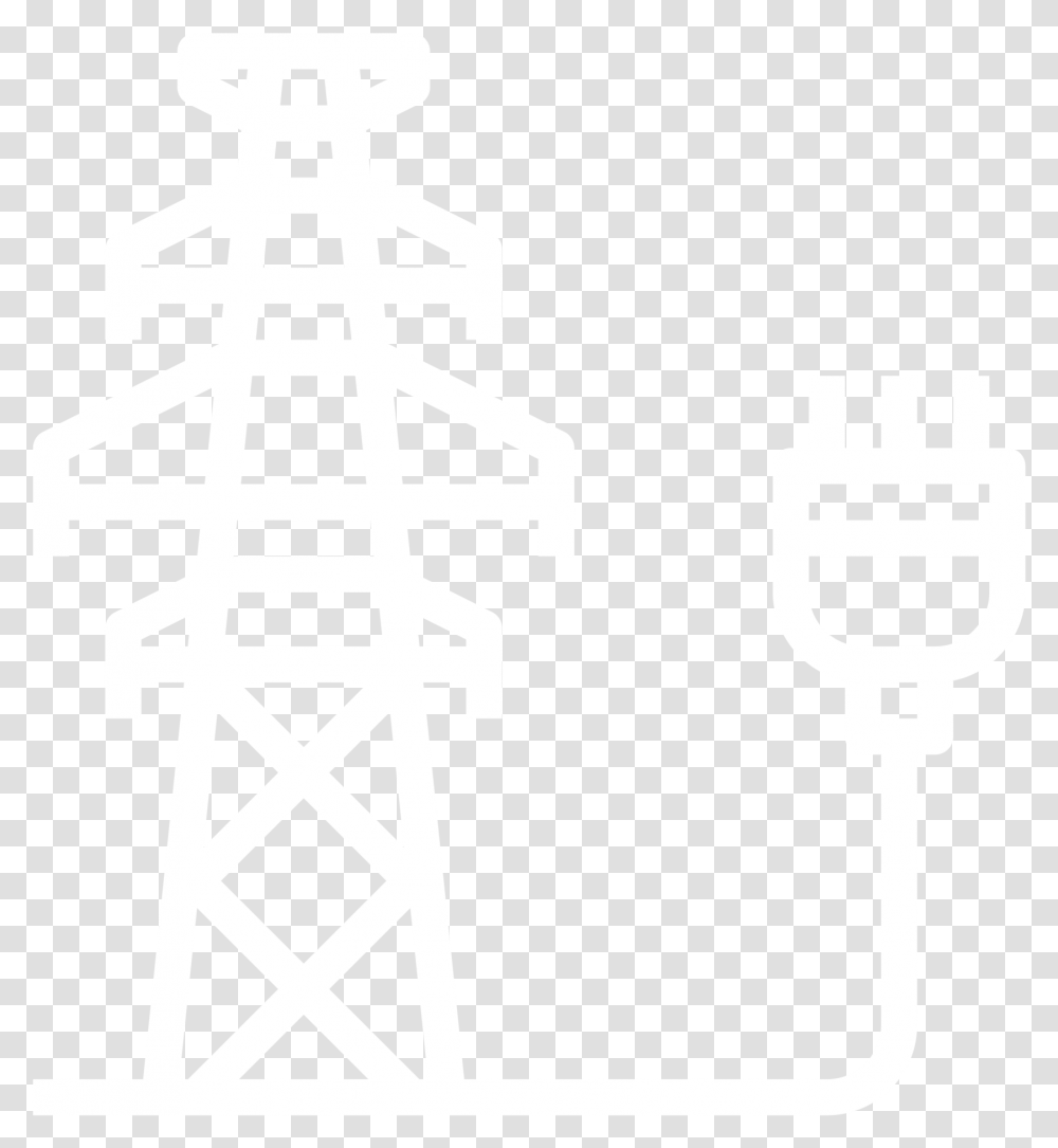 Power Grid Icon Illustration, Stencil, Cable, Snowflake Transparent Png