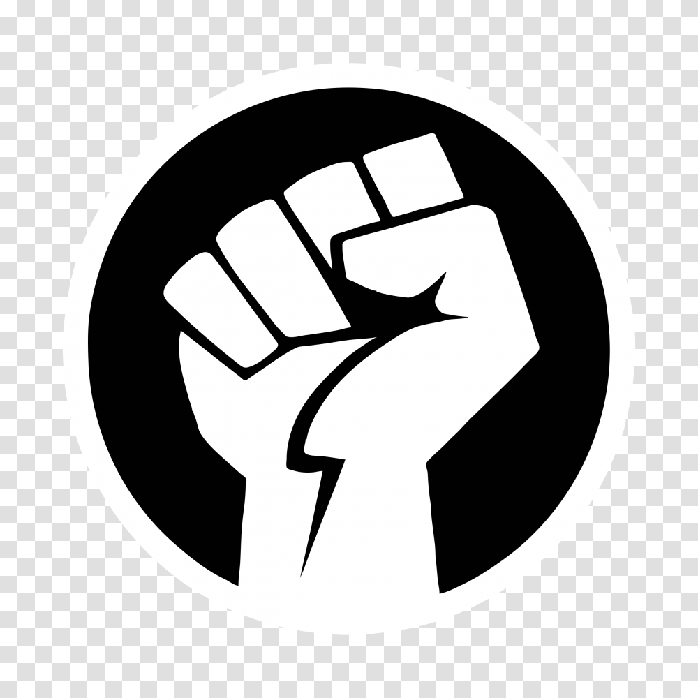 Power, Hand, Fist, Stencil Transparent Png