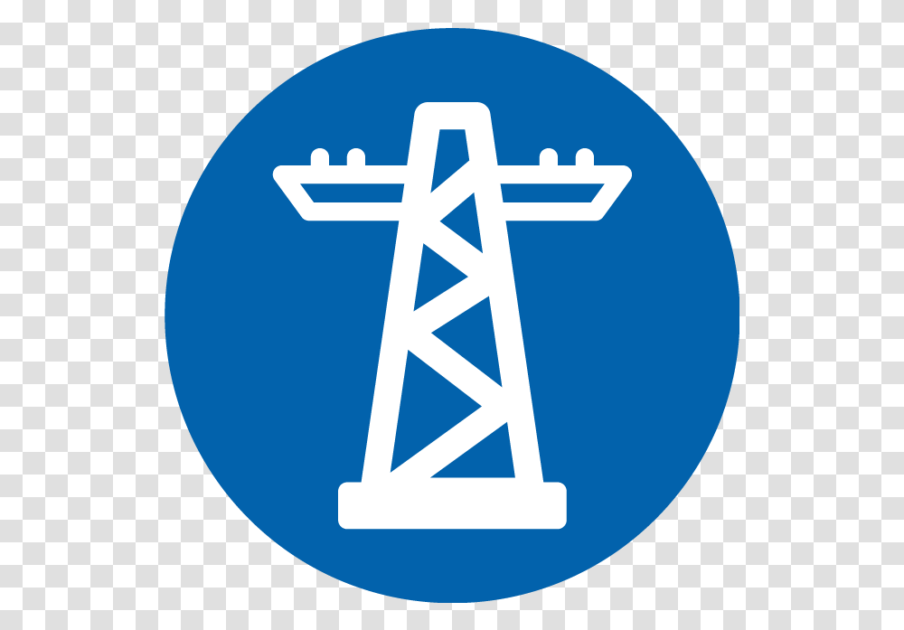 Power Line Icon, Cross, Sign, Utility Pole Transparent Png
