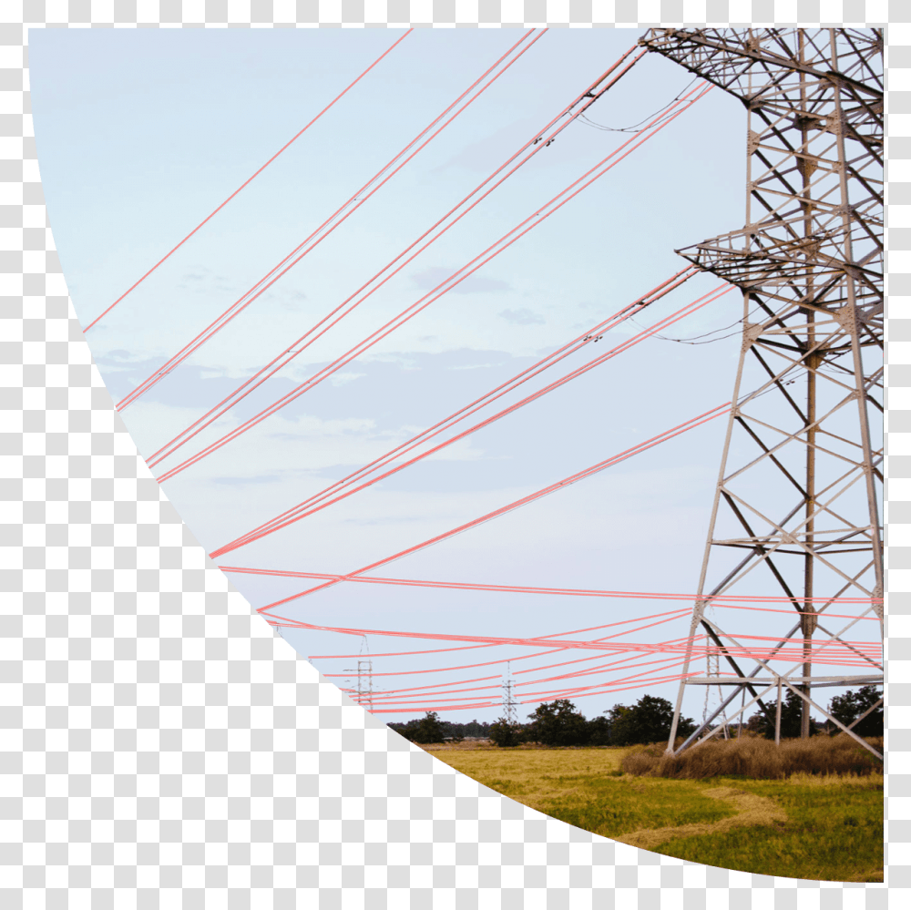 Power Line Software Power Line Design Neara Electrical Network, Cable, Power Lines, Electric Transmission Tower Transparent Png
