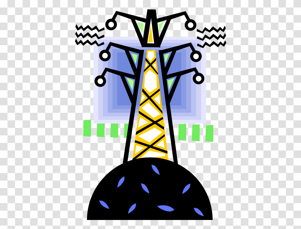 Power Lines Clip Art Cartoon Jingfm Vertical, Cable, Electric Transmission Tower, Poster, Advertisement Transparent Png