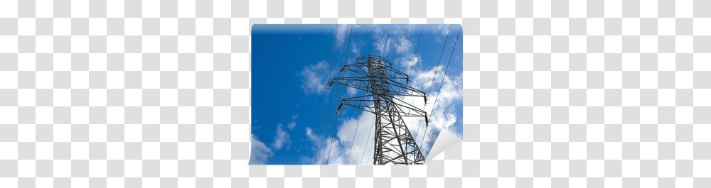 Power Lines Vertical, Cable, Electric Transmission Tower, Utility Pole, Construction Crane Transparent Png