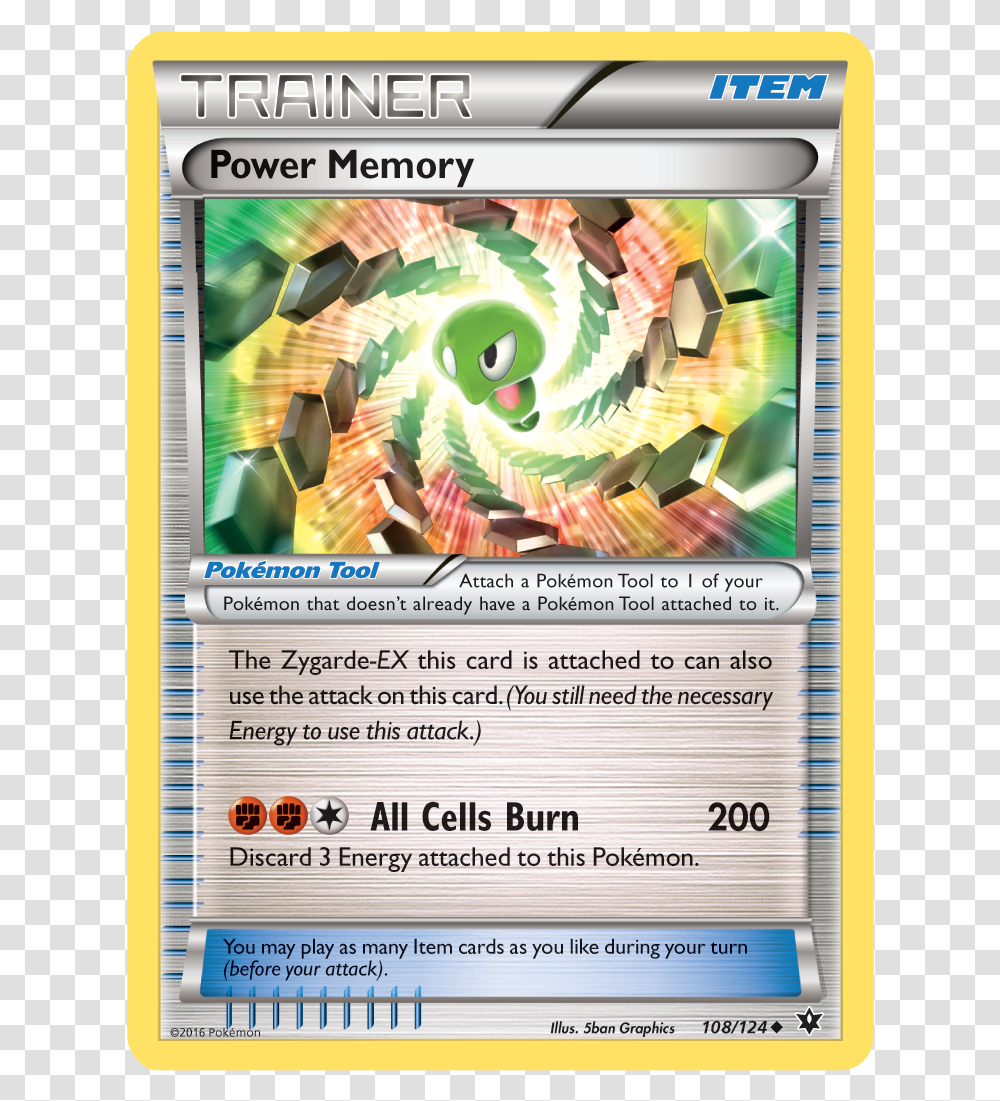 Power Memory Pokemon Card, Poster, Advertisement, Flyer, Paper Transparent Png