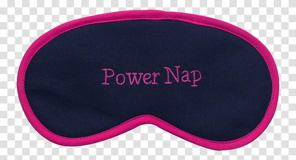 Power Nap Pink Eye Mask Sleep Mask, Baseball Cap, Hat, Apparel Transparent Png