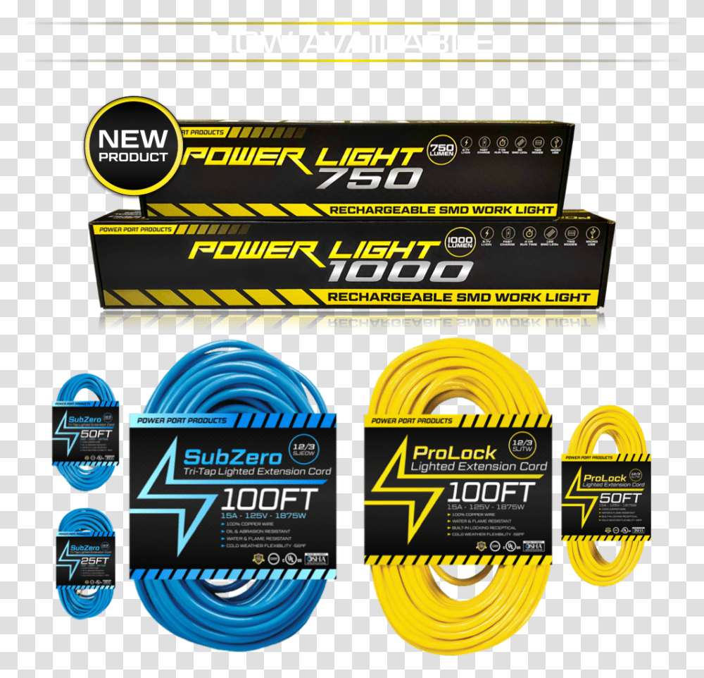 Power Port Products Inc Hoses Reels Lights Tools Extension Cord, Poster, Advertisement, Flyer, Paper Transparent Png