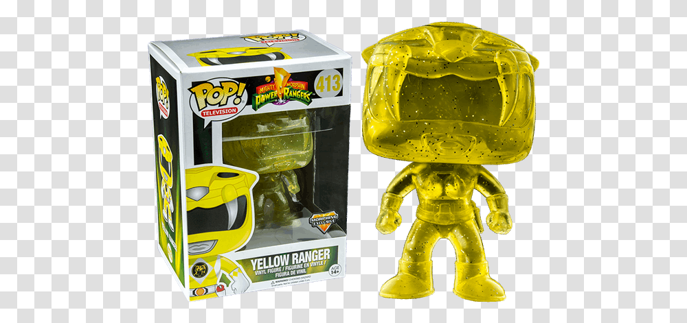 Power Ranger Yellow Pop, Toy, Animal, Apparel Transparent Png