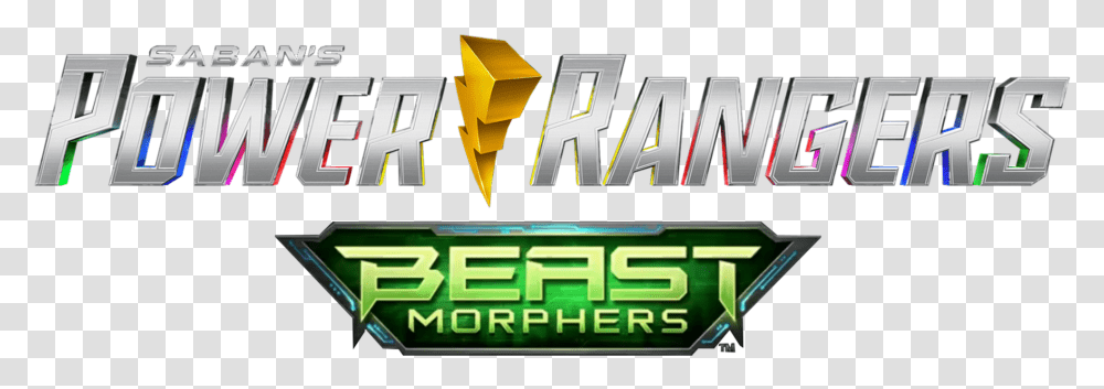 Power Rangers Beast Morphers Logo, Word, Minecraft, Pac Man Transparent Png