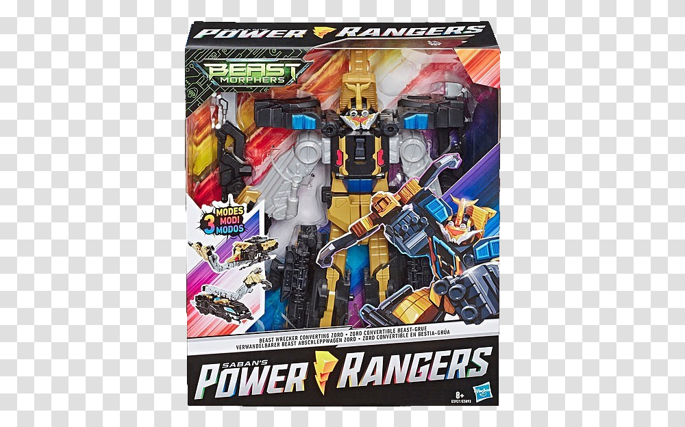 Power Rangers Beast Morphers Wrecker Zord, Poster, Advertisement, Paper, Flyer Transparent Png