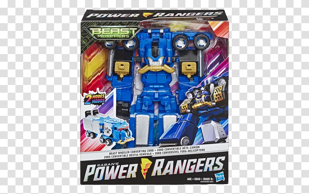 Power Rangers Beast Morphers Zords, Toy, Robot Transparent Png