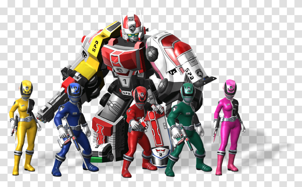 Power Rangers Dino Charge Power Rangers All Stars Spd, Toy, Robot, Person, Human Transparent Png
