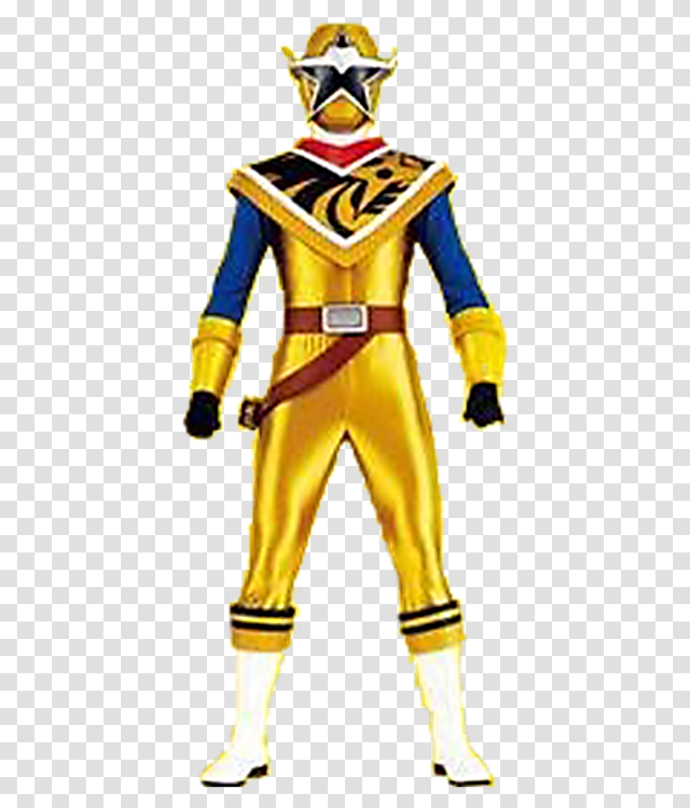 Power Rangers Gold Power Ranger Ninja Steel Costume, Person, Human, Robot, Knight Transparent Png