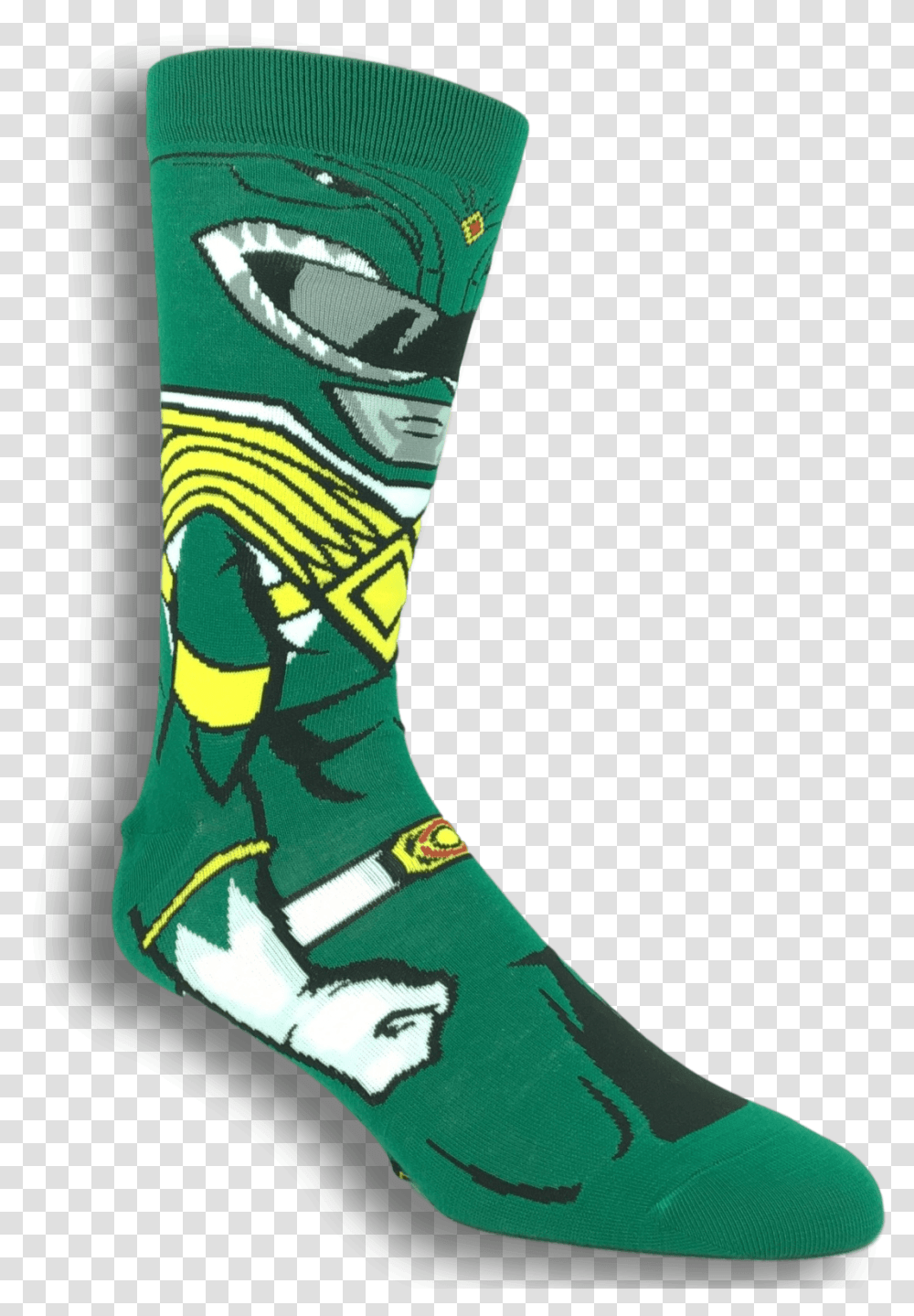 Power Rangers Green Ranger 360 Socks Fictional Character, Clothing, Apparel, Footwear, Shoe Transparent Png