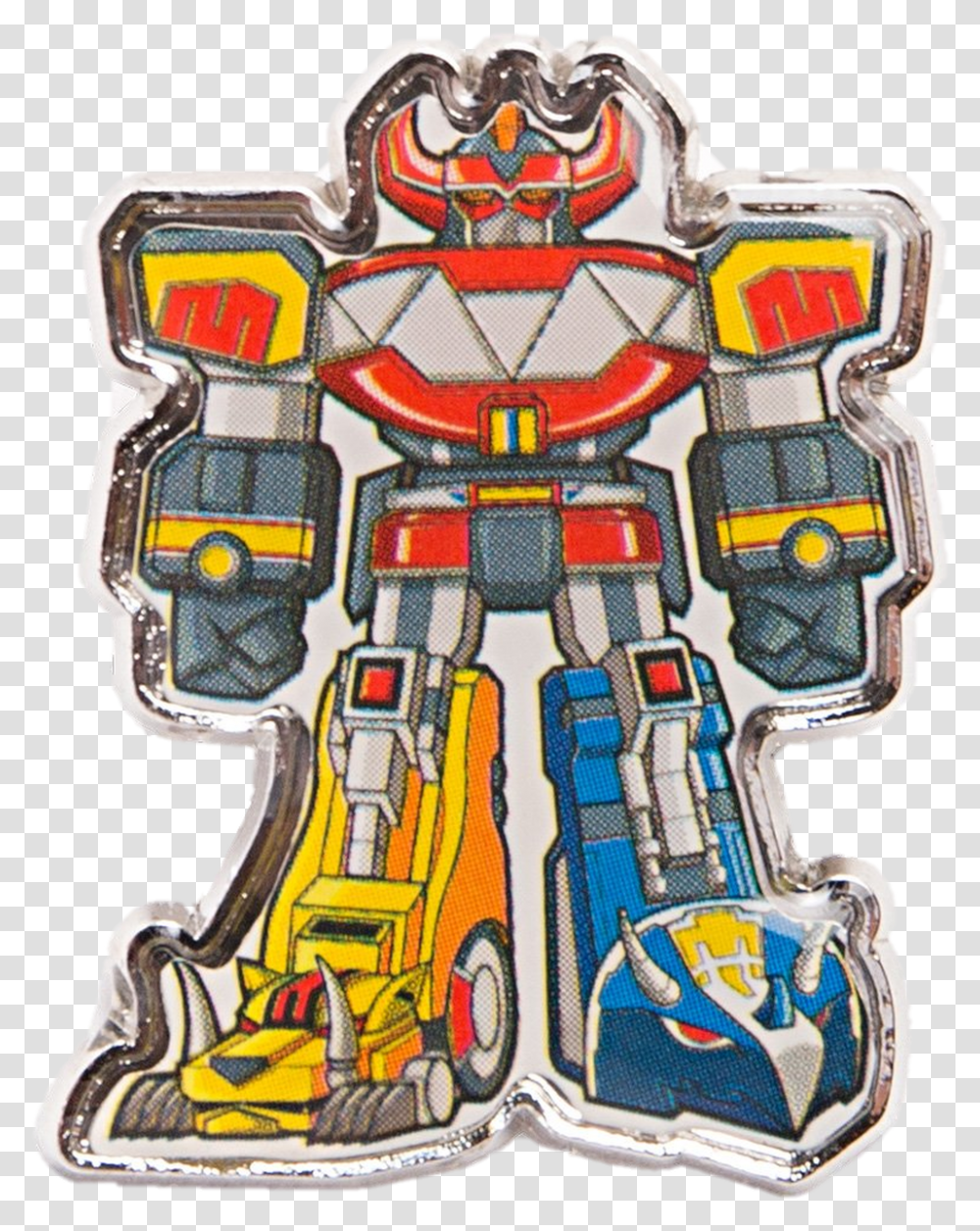 Power Rangers Megazord Pin, Robot Transparent Png