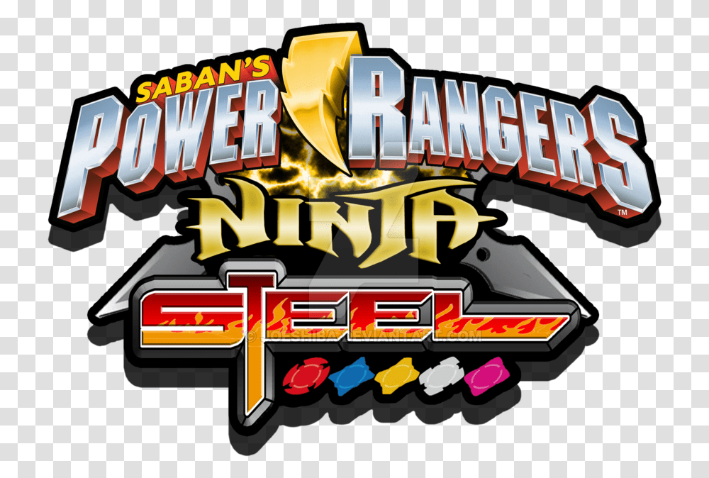 Power Rangers Ninja Steel Logo V3 By Joeshiba Power Ranger Ninja Steel Clip Art, Word, Alphabet, Leisure Activities Transparent Png