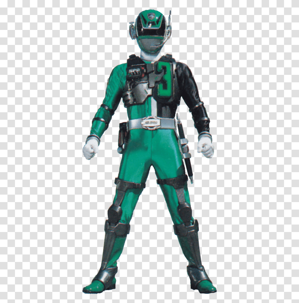 Power Rangers Spd Green, Helmet, Person, Costume Transparent Png