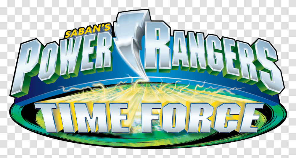 Power Rangers Time Force Power Rangers Time Force Logo, Text, Word, Game, Gambling Transparent Png