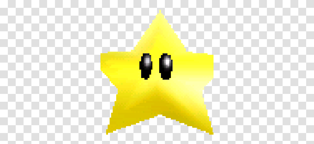 Power Star Super Mario 64 Star, Star Symbol, Poster Transparent Png