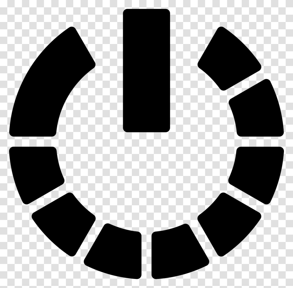 Power Symbol Variant Icon Free Download, Stencil, Machine, Logo, Trademark Transparent Png