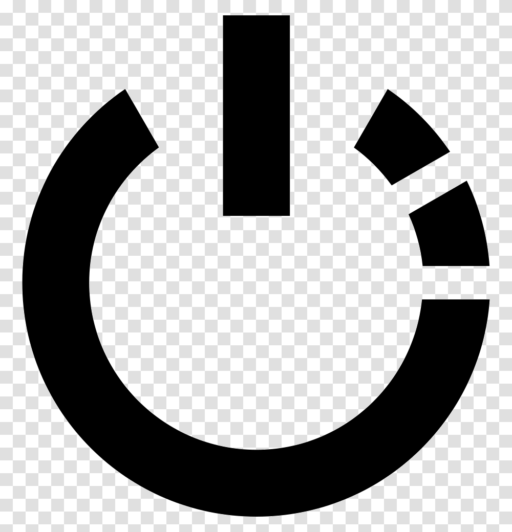Power Symbol Variant Recurring Icon, Stencil, Logo, Trademark Transparent Png