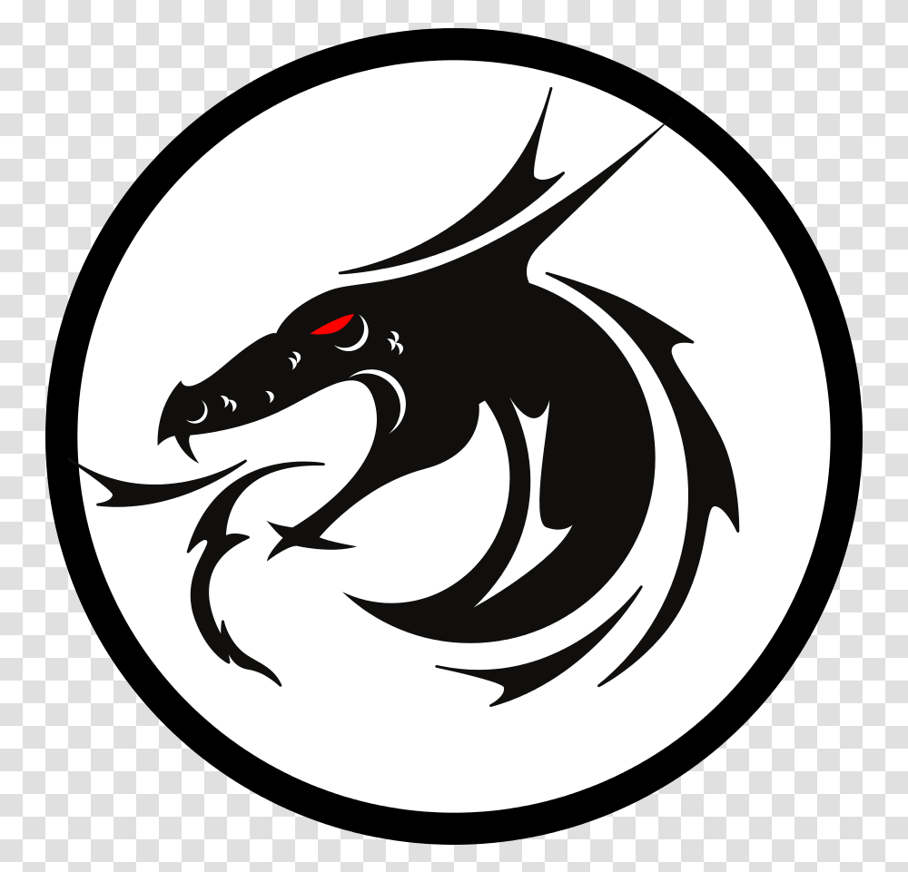 Power Symbols - Sith Academy Dragon Black And White Logo, Stencil, Hook Transparent Png