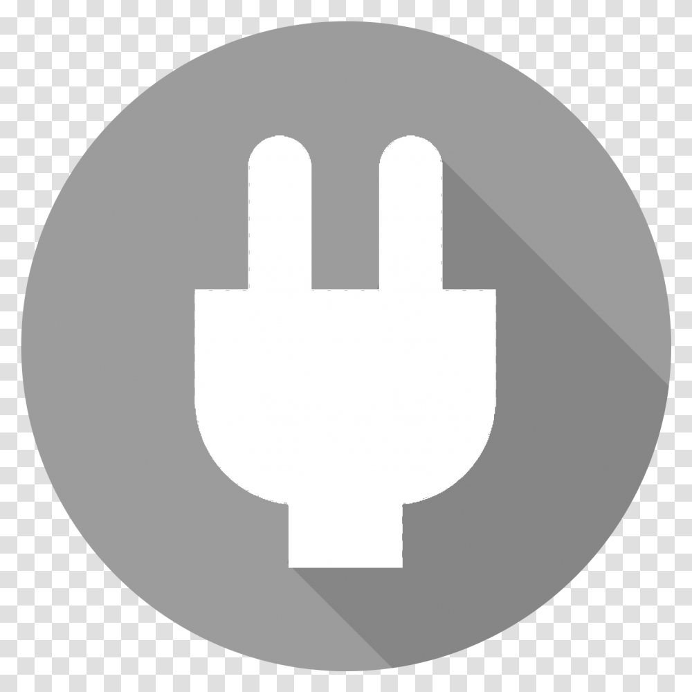 Power Systems Snapchat Logo Grey Circle Full Size Placa De Transito Proibido Estacionar, Adapter, Plug, Stencil Transparent Png