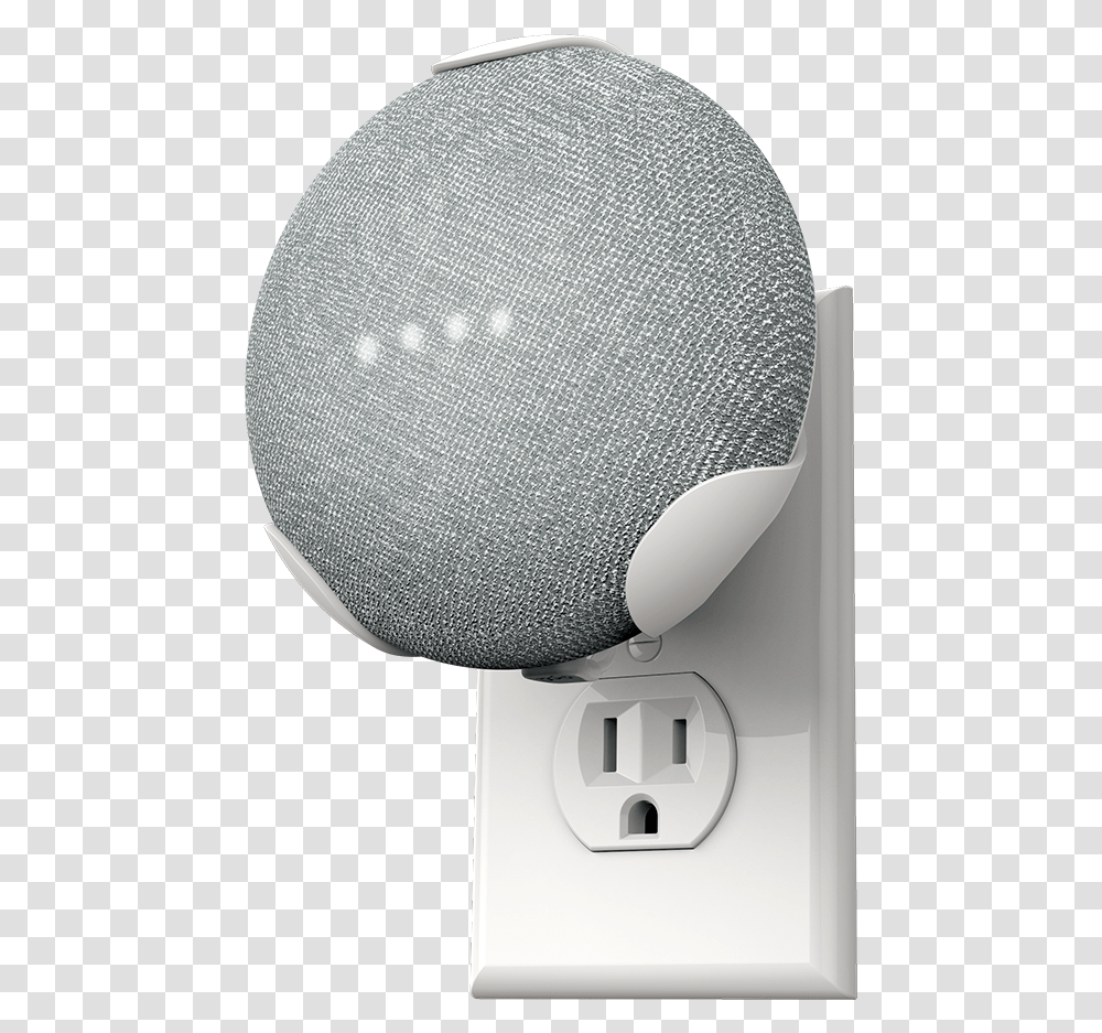 Powerclip Google Home Mini Output Device, Lamp, Electrical Device, Electrical Outlet, Ball Transparent Png