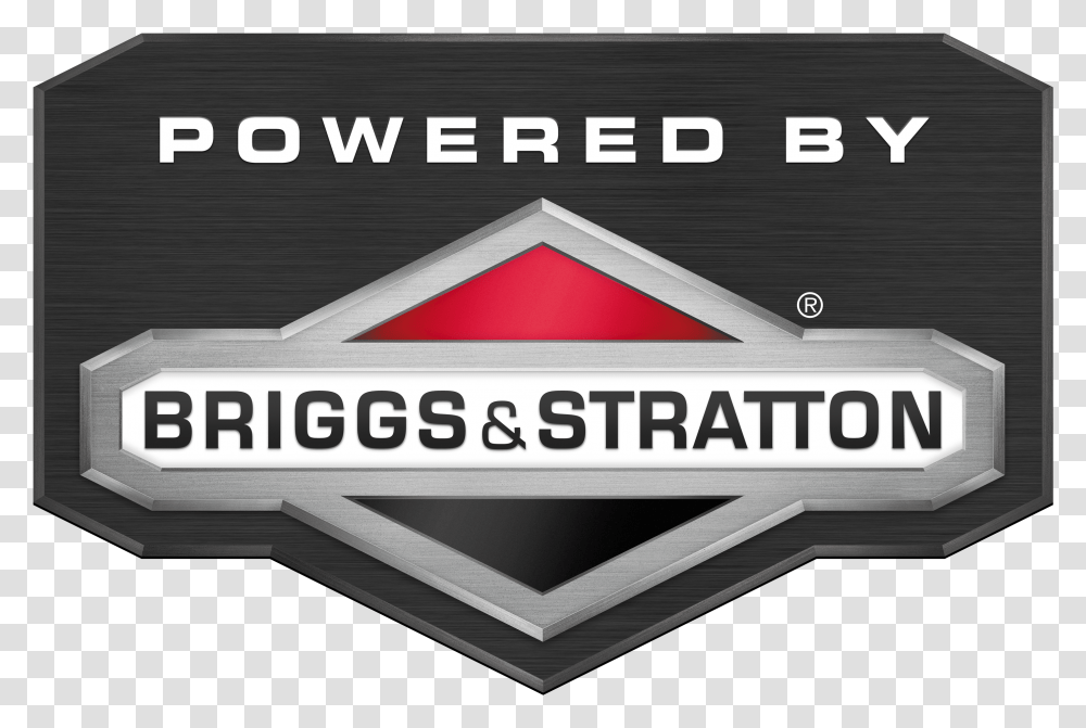 Powered By Briggs Amp Stratton, Label, Paper, Triangle Transparent Png
