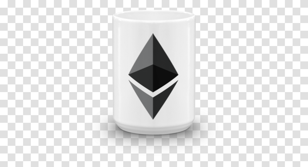 Powered By Ethereum Logo, Coffee Cup, Milk, Beverage Transparent Png