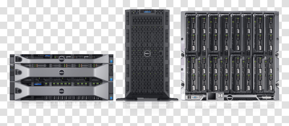 Poweredge Family Tower Server Vs Rack Server Vs Blade Server, Computer, Electronics, Hardware, Pc Transparent Png