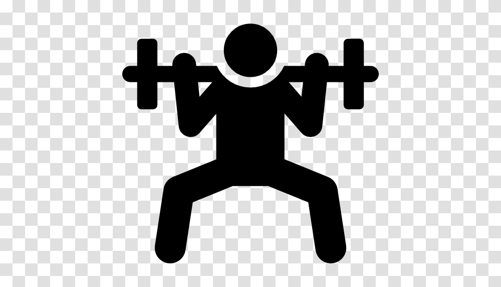 Powerlifting, Sport, Stencil, Person, Silhouette Transparent Png