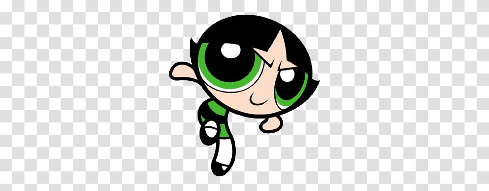 Powerpuff Girl Buttercup, Elf, Green Transparent Png